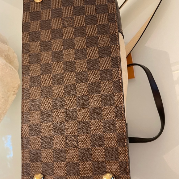 Louis Vuitton Damier Shoulder Bag with zipper Brown Cream (W/ lock & key) N44022 - Picture 10 of 15